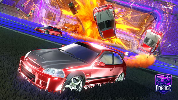 A Rocket League car design from tchap