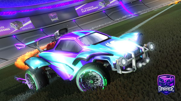 A Rocket League car design from Berzenji