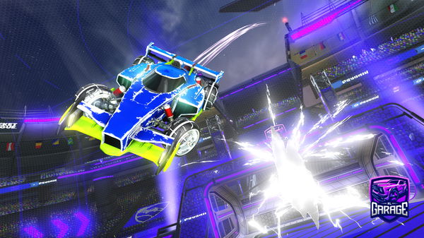 A Rocket League car design from Capcut_Vortex