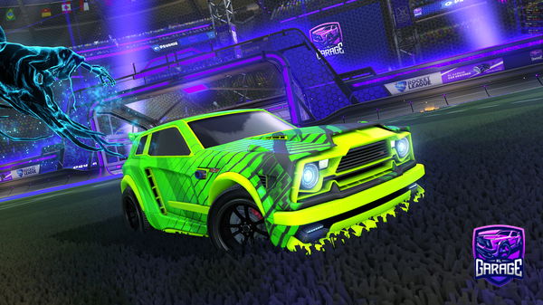 A Rocket League car design from SILVER_ELX