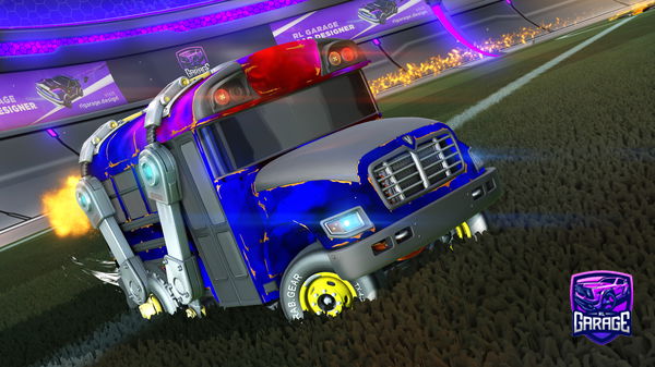 A Rocket League car design from bob37356