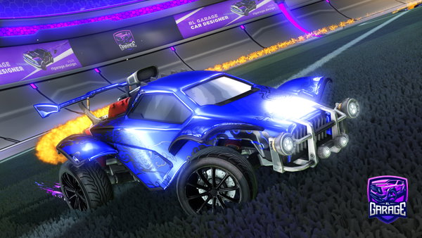 A Rocket League car design from ShornMonkey