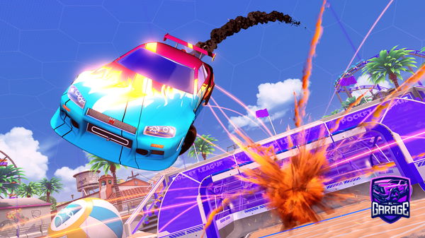 A Rocket League car design from hygt