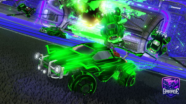 A Rocket League car design from SVRDino