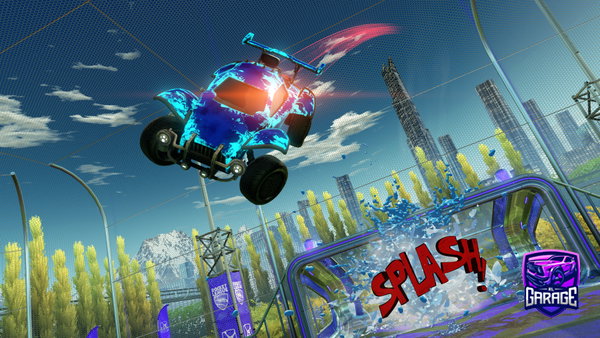 A Rocket League car design from MiguelCruz