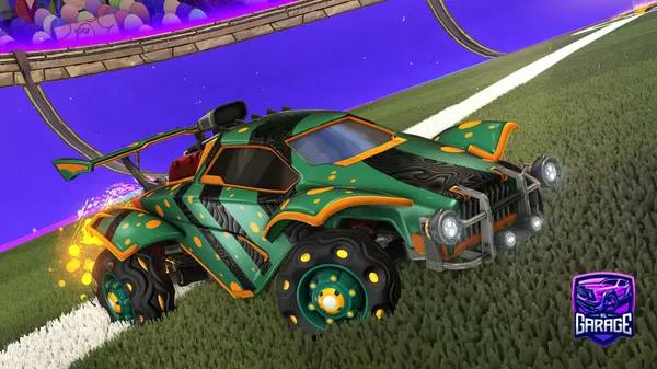 A Rocket League car design from stova