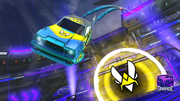 A Rocket League car design from galaxy10