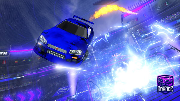 A Rocket League car design from Y2k-ProL12