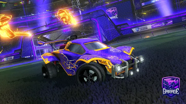 A Rocket League car design from mcflip21