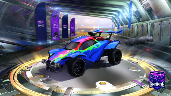 A Rocket League car design from IsolatedDoor7805