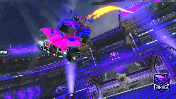 A Rocket League car design from Ninjisam