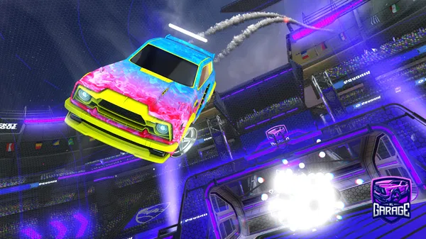 A Rocket League car design from exoduess