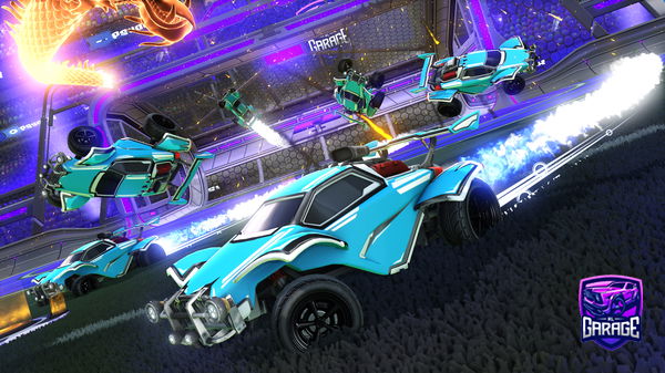 A Rocket League car design from cdelga