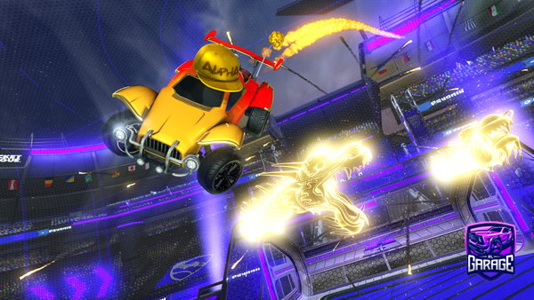 A Rocket League car design from drku001