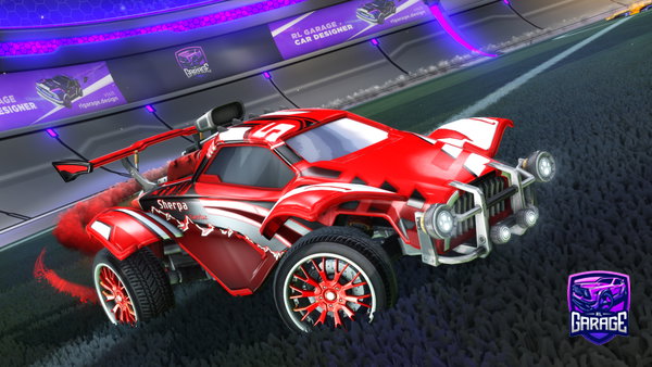 A Rocket League car design from ii_F7_