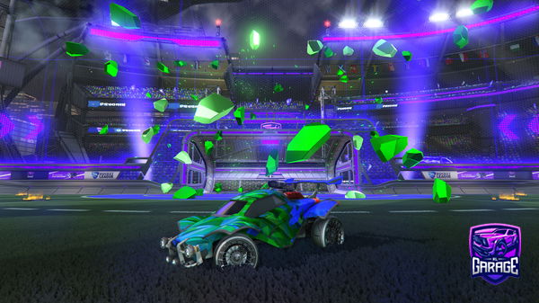 A Rocket League car design from spinached