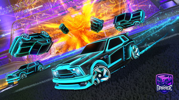 A Rocket League car design from Goofy02