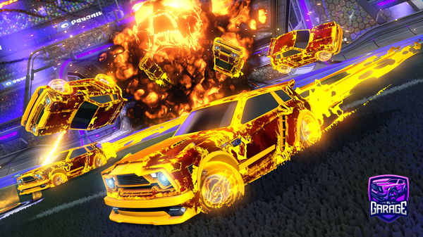 A Rocket League car design from Wiseman707