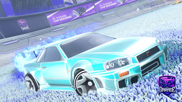 A Rocket League car design from Carbonator
