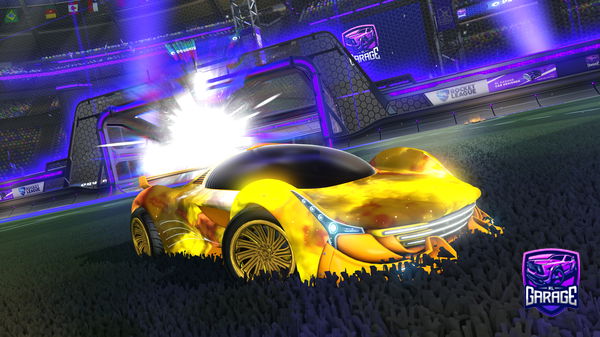 A Rocket League car design from XxBenettxX