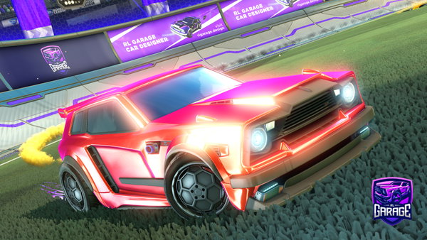 A Rocket League car design from HO2