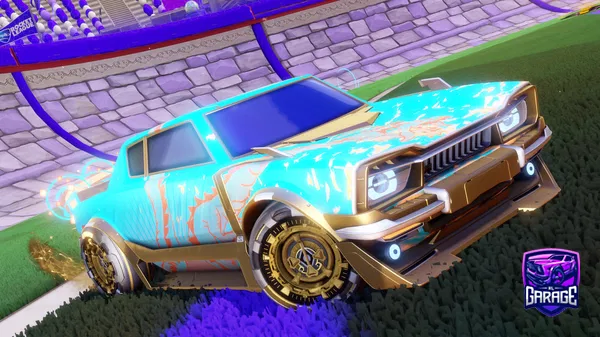 A Rocket League car design from car0