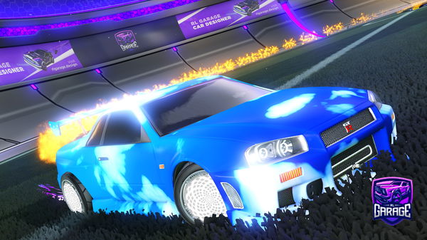 A Rocket League car design from xoticSplxshlol