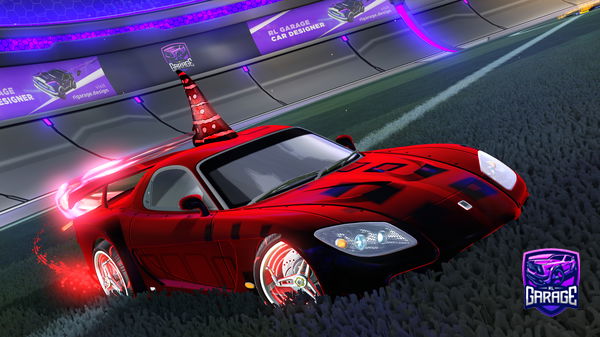 A Rocket League car design from Isiaha