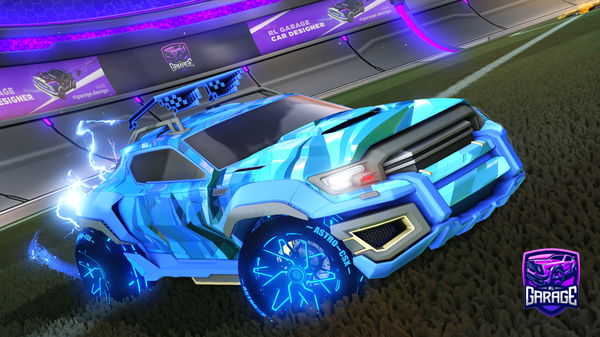 A Rocket League car design from ravi666