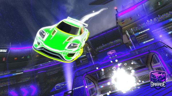 A Rocket League car design from Noobybony