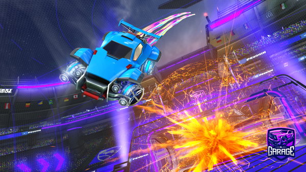 A Rocket League car design from LekOuz