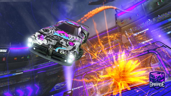 A Rocket League car design from icxnrl5505