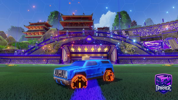A Rocket League car design from roach138