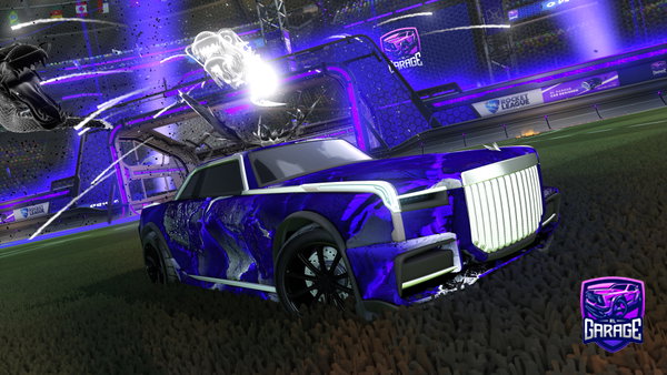 A Rocket League car design from yanel