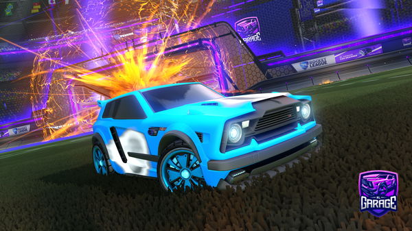 A Rocket League car design from Crissy