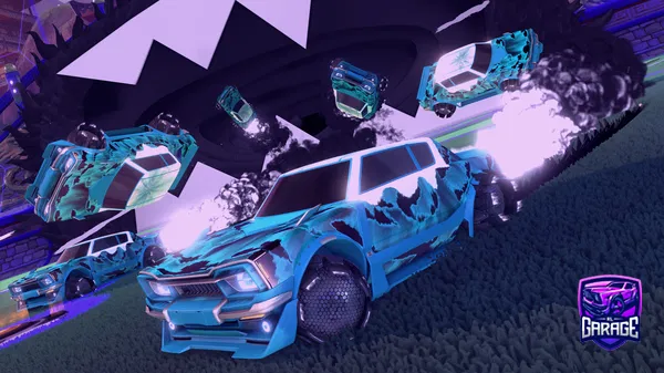 A Rocket League car design from d-day
