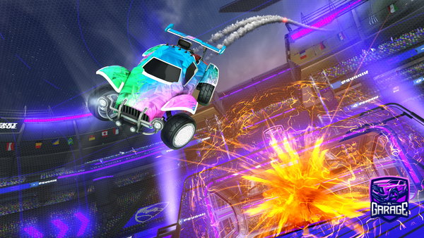 A Rocket League car design from CappyWasTaken