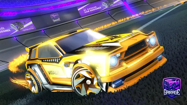 A Rocket League car design from Maxsuss