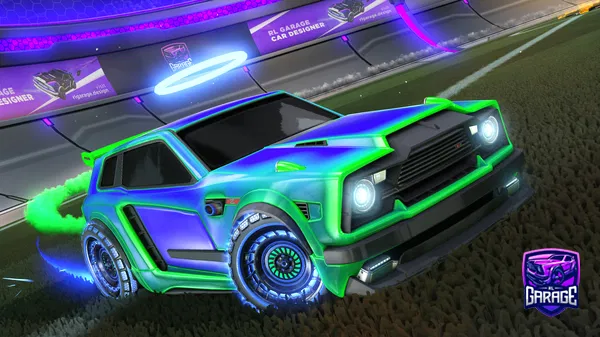 A Rocket League car design from Stinus2006