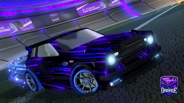 A Rocket League car design from Cosplash