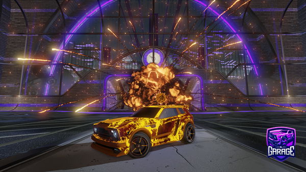 A Rocket League car design from ttvtr0p1cal