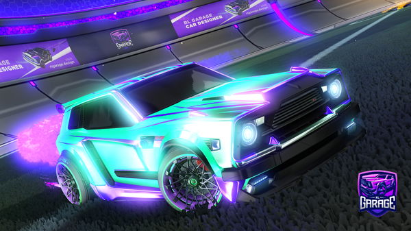 A Rocket League car design from Exoblade