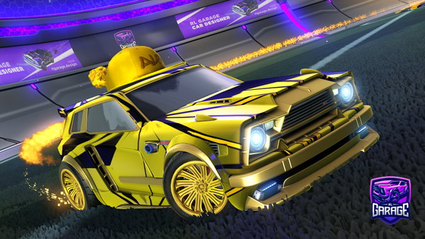 A Rocket League car design from SaterSaur