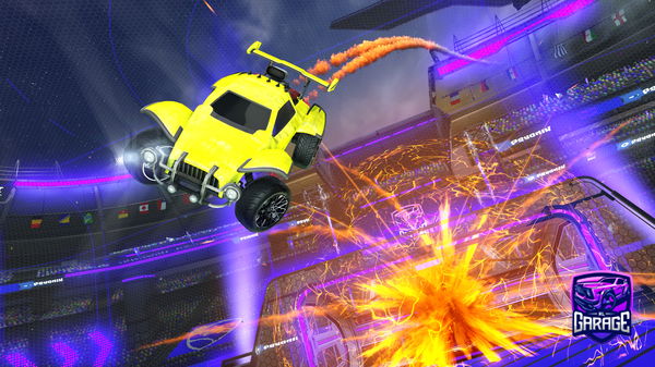 A Rocket League car design from Bopsie-