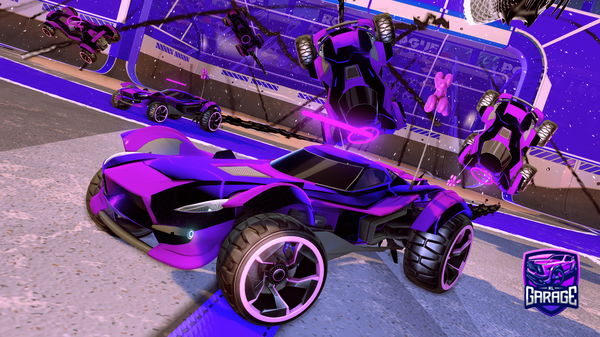 A Rocket League car design from Funkraven