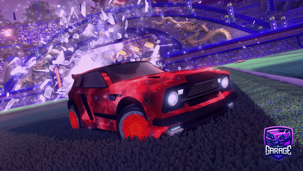 A Rocket League car design from 1berto00