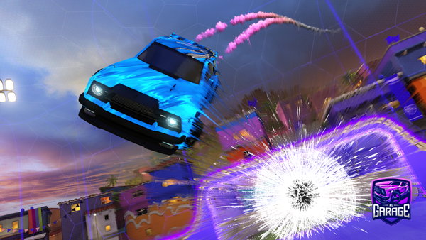 A Rocket League car design from EHM10