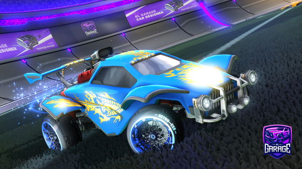 A Rocket League car design from SuperTank71