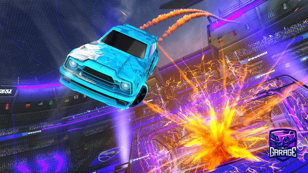 A Rocket League car design from Shamar