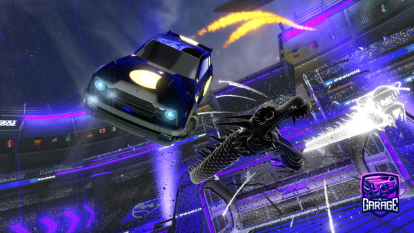 A Rocket League car design from Shadow_SK